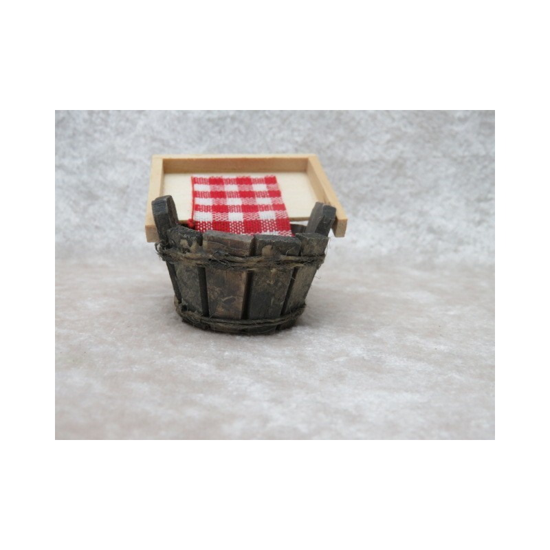 Waschbottich mit Waschbrett kaufen | Krippenzubehör