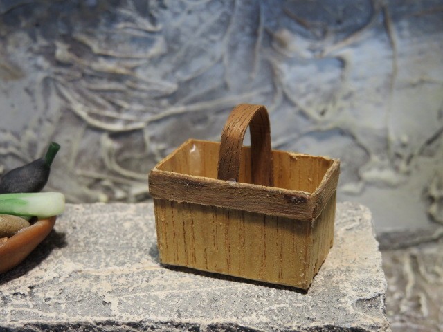 Holzkorb 3 cm kaufen | Krippenzubehör